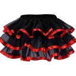 (image for) Flirty Ribbon Color Black Tutu Skirt