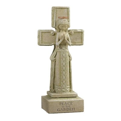 (image for) Celtic Angel Cross Garden Figurine by Grasslands Road