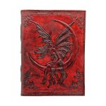 (image for) Fairy Leather Journal Handmade with Metal Clasp