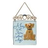 (image for) Angel Pet Glass Window Pane Ornament Wall Art