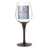 (image for) Funny Title Black Stem Wine Glass