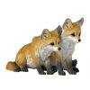 (image for) Babies Watching for Mother Fox Figurine