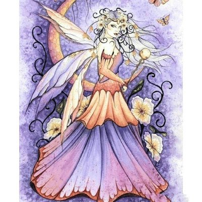(image for) Enchanted Moon Fairy Fantasy Art by Jessica Galbreth