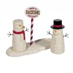 (image for) Dashing Snowmen Salt & Pepper Set