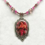 (image for) Innocence Fairy Beaded Necklace by Jessica Galbreth