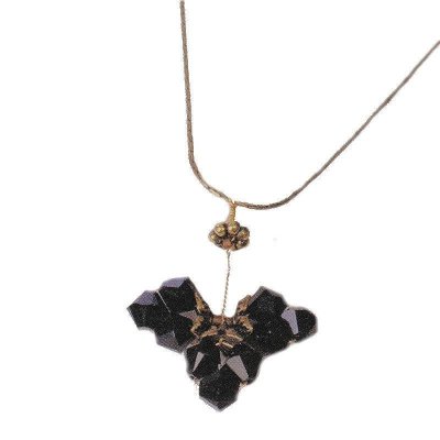 (image for) Onyx Gemstone Cluster Pendant Necklace by Robin Goodfellow