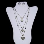 (image for) Fairy Love Extra Long Necklace & Earrings Jewelry Set