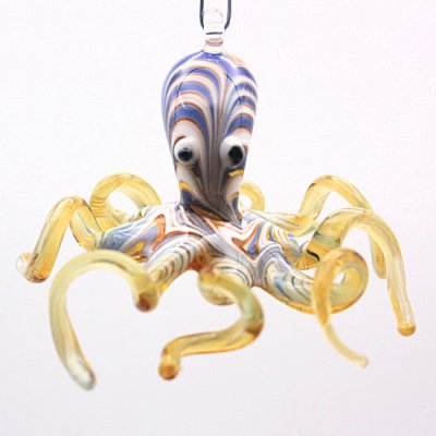(image for) Octopus Figurine Ornament Handmade Glass by Egyptian Museum