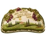(image for) Italian Style Serving Platter & Metal Easel Stand