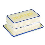 (image for) Farm Fresh Butter Dish White Ceramic