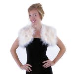 (image for) Demure Maiden White Feather Shrug