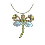 (image for) Olivine Dragonfly Fairy Pendant Necklace by Robin Goodfellow
