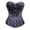 (image for) Beaded Midnight Masquerade Steel Boned Corset