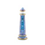 (image for) Lighthouse Ornament Blue Hexagon Medium Size