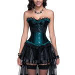 (image for) Elegant Teal Goddess Corset