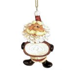 (image for) Sign to Personalize Christmas Ornament Santa Figurine