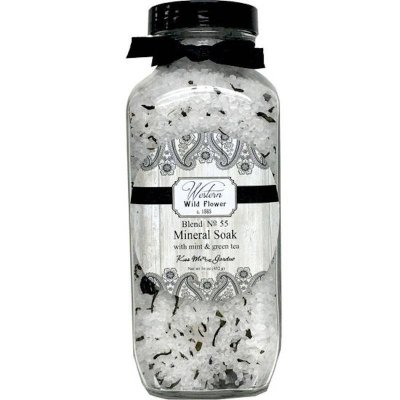 (image for) Mineral Bath Salts Western Wildflower Mint & Green Tea