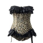 (image for) Cat Woman on the Prowl Corset with Garters
