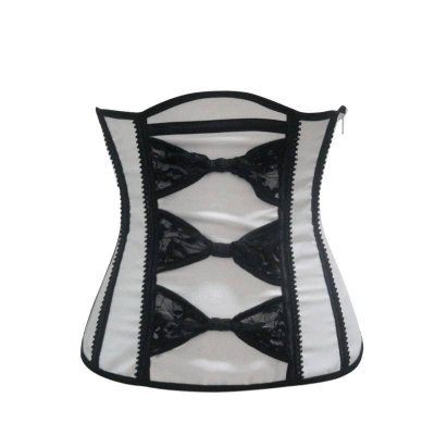 (image for) Domino Splendor Underbust Corset for a Black & White Ball