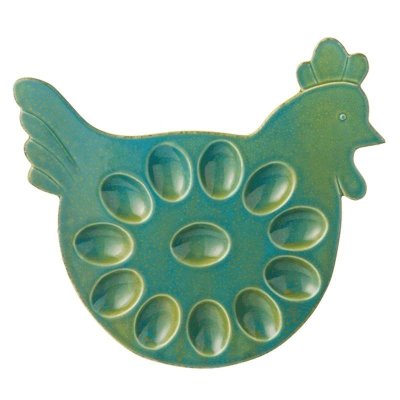 (image for) Mother Hen Deviled Egg Serving Plate