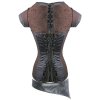 (image for) Dobby Steam Punk Steel Boned Corset Top Set Also Plus Size