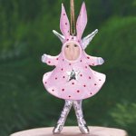 (image for) Pandora Bunny Mini Ornament by Patience Brewster
