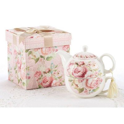 (image for) Rose Tea for One Set in Gift Box