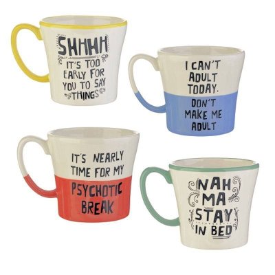 (image for) Comical Saying Coffee Mug Offered in 4 Styles