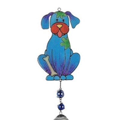 (image for) Dog Figurine Garden Wind Chime