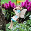 (image for) Kelsey on a Swing Fairy Garden Figurine