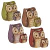 (image for) Crimson Hollow Owl Figurine Toothpick Holder