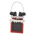 (image for) Chalkboard Santa Christmas Count Down Sign & Chalk