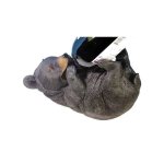 (image for) Black Bear Figurine Lying Down Wine Holder