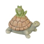 (image for) Hide A Key Turtle & Frog Garden Figurine by Grasslands Road