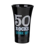 (image for) 50th Birthday Shot Glass by Grasslands Road