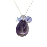 (image for) Amethyst Gemstone Pendant Necklace