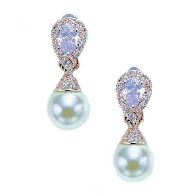 (image for) Bridal Earrings Romantic Chic by Spring Street Designs