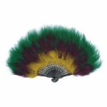 (image for) Shy Seductress Multi Color Marabou Feather Fan