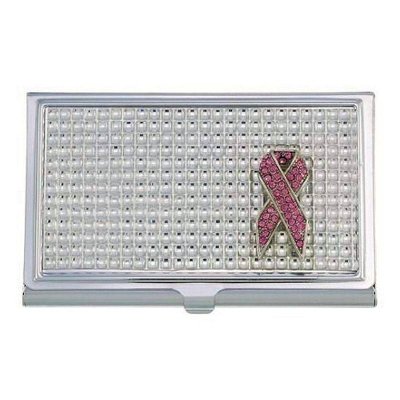 (image for) Pink Ribbon Credit Card Wallet by Spring Street Design
