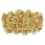 (image for) Golden Flowers Bracelet by Spring Street Designs