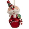 (image for) Cartoon Jingle Bell Character Christmas Ornament