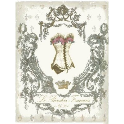 (image for) Rose Enchantress Corset Wall Art