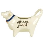 (image for) Farm Fresh Cow Figurine Ceramic Cream Pitcher
