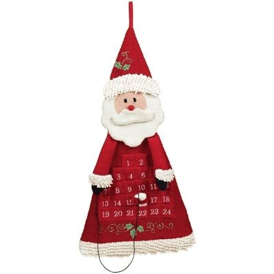 (image for) Plush Santa Christmas Count Down Sign