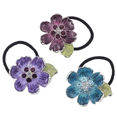 (image for) Dogwood Flower Ponytail Holder by Spring Street Design