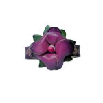 (image for) Knotted Bloom Leather Flower Bracelet