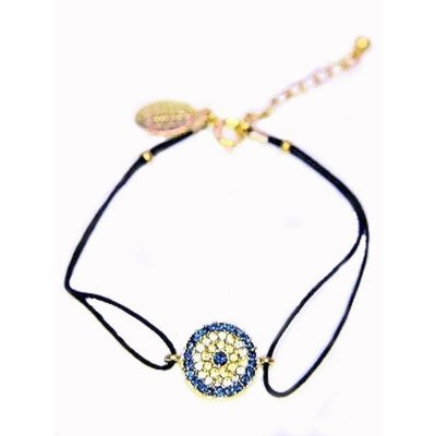 (image for) Crystal Circle Charm Bracelet by Spring Street Designs