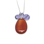 (image for) Carnelian Gemstone Pendant Necklace