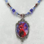 (image for) Crimson Lily Fairy Necklace by Nene Thomas