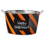 (image for) Happy Halloween Candy Bucket Large Metal